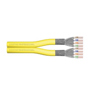 Digitus Cat. 7A class FA, S/FTP, Twisted Pair installation cable, 500 m, duplex, 1000 MHz