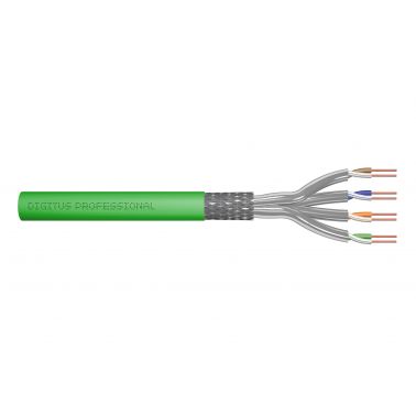 Digitus CAT 8.2 S/FTP installation cable, 100 m, Simplex, Dca