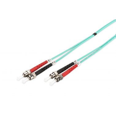 Digitus Fiber Optic Multimode Patch Cord, OM 3, ST / ST