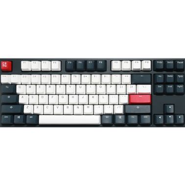 Ducky One 2 TKL Tuxedo keyboard USB UK English Black, Grey, Red, White
