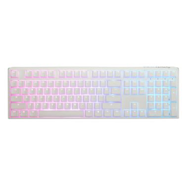 Ducky One3 Pure White Full keyboard USB UK English