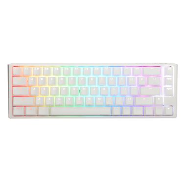 Ducky One3 Pure White SF keyboard USB UK English