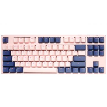 Ducky One3 Fuji TKL keyboard USB UK International Cyan, Pink