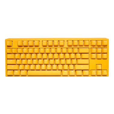 Ducky One3 Yellow TKL keyboard USB UK English