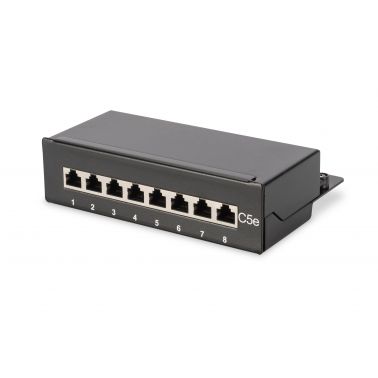 Digitus Desktop CAT 5e, Class D Patch Panel, shielded