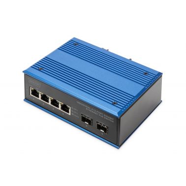 Digitus Industrial 4+2 port Gigabit Ethernet PoE switch