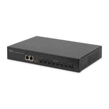 Digitus DN-80116 network switch Managed Gigabit Ethernet (10/100/1000) Black 1U