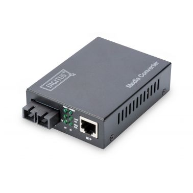 Digitus Gigabit Media Converter, RJ45 / SC