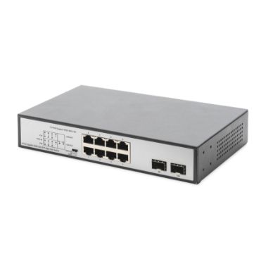 Digitus 8-Port Gigabit Switch 8xRJ45 (6xPoE)+ 2G SFP 180W