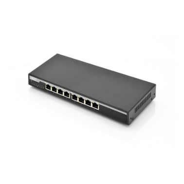 Digitus DN-95340 network switch Unmanaged Gigabit Ethernet (10/100/1000) Black Power over Ethernet (