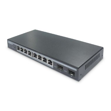 Digitus 8 Port Gigabit PoE Switch, Managed, 2 Uplinks