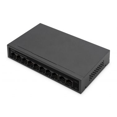 Digitus 8- Port Gigabit PoE Networkswitch, Desktop, unmanaged, 60 W, af/at