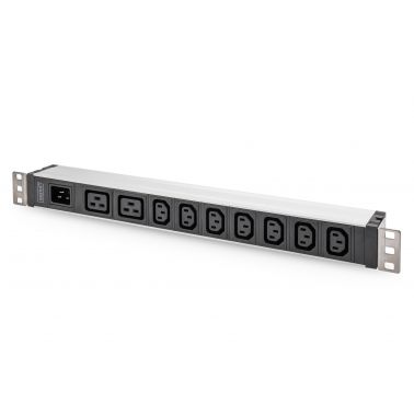 Digitus Socket Strip with Aluminum Profile, 9-way, IEC C20 input