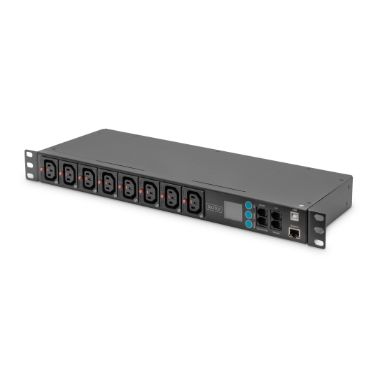 Digitus Smart PDU with 8 x C13, LCD, WebUI, RJ45