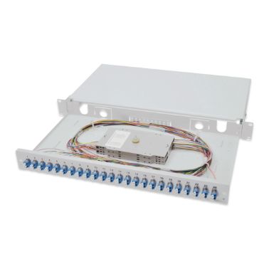 Digitus Fiber Optic Splice Box, Equipped, LC, OS2