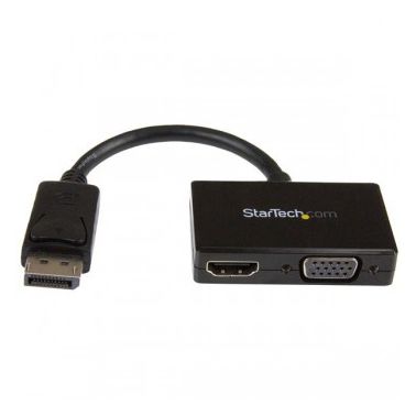 StarTech.com Travel A/V Adapter2-in-1 DisplayPort to HDMI or VGA