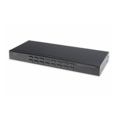 Digitus DS-23300-2 KVM switch Rack mounting Black