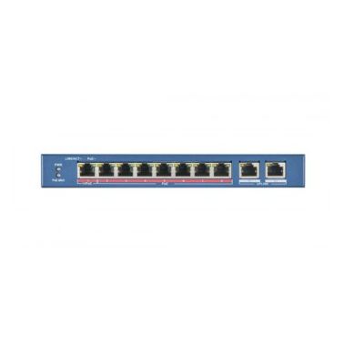 Hikvision Digital Technology DS-3E0310HP-E network switch Unmanaged Fast Ethernet (10/100) Blue Power over Ethernet (PoE)