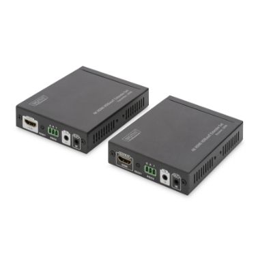 Digitus DS-55504 AV extender AV transmitter & receiver Black