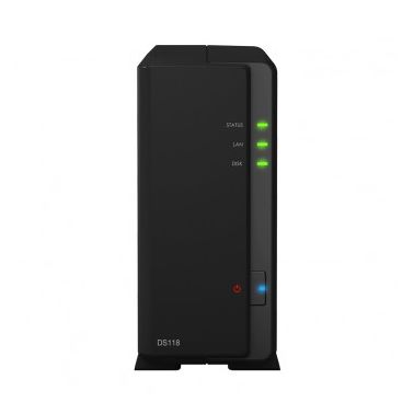 Synology DiskStation DS118 Ethernet LAN Desktop Black NAS