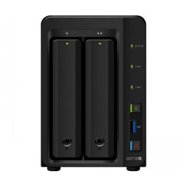 Synology DiskStation DS718+ Ethernet LAN Desktop Black NAS