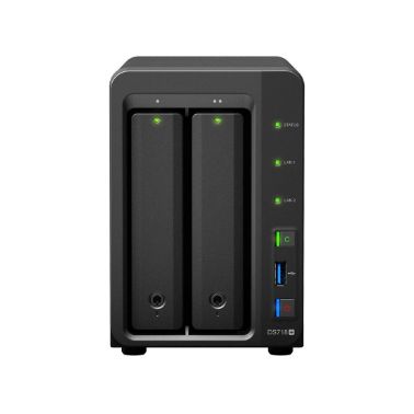 Synology DiskStation DS718+ Ethernet LAN Desktop Black NAS