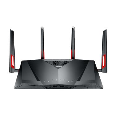 ASUS DSL-AC88U wireless router Gigabit Ethernet Dual-band (2.4 GHz / 5 GHz) 4G Black