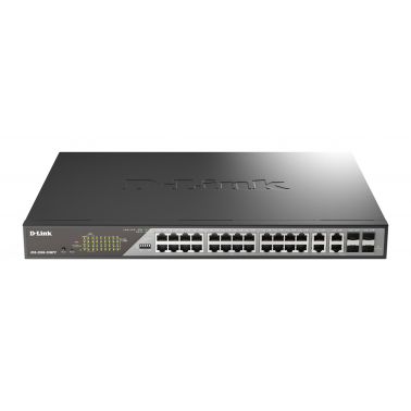 D-Link DSS-200G-28MPP/B network switch Managed L2 Gigabit Ethernet (10/100/1000) Power over Ethernet (PoE)