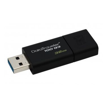 Kingston Technology DataTraveler 100 G3 USB flash drive 32 GB USB Type-A 3.2 Gen 1 (3.1 Gen 1) Black