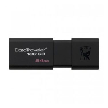 Kingston Technology DataTraveler 100 G3 USB flash drive 64 GB USB Type-A 3.2 Gen 1 (3.1 Gen 1) Black