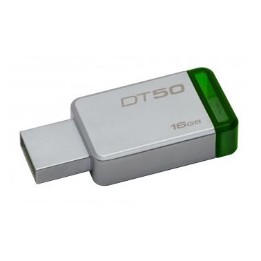 Kingston Technology DataTraveler 50 16GB USB flash drive USB Type-A 3.2 Gen 1 (3.1 Gen 1) Green,Silver