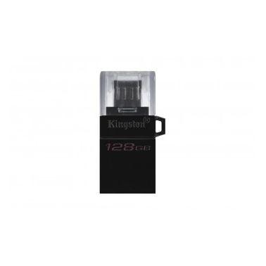 Kingston Technology DataTraveler microDuo3 G2 USB flash drive 128 GB USB Type-A / Micro-USB 3.2 Gen 1 (3.1 Gen 1) Black