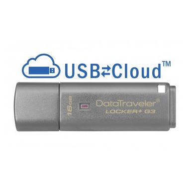 Kingston Technology DataTraveler Locker+ G3 16GB USB flash drive USB Type-A 3.2 Gen 1 (3.1 Gen 1) Silver