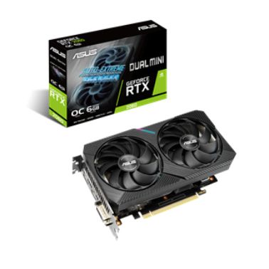 ASUS Dual -RTX2060-O6G-MINI graphics card NVIDIA GeForce RTX 2060 6 GB GDDR6