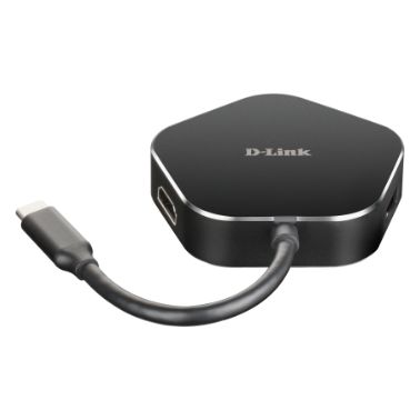 D-Link DUB-M420 notebook dock port replicator Wired Thunderbolt 3 Black