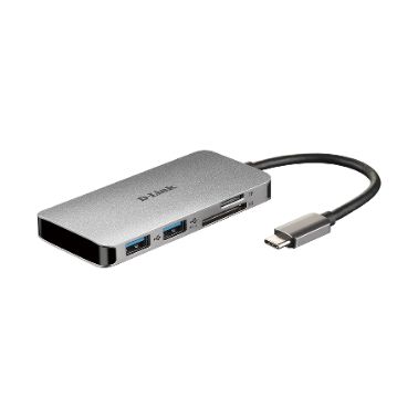 D-Link DUB-M610 notebook dock/port replicator Wired USB 3.2 Gen 1 (3.1 Gen 1) Type-C Aluminium, Black