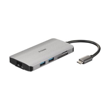 D-Link DUB-M810 notebook dock/port replicator Wired Thunderbolt 3 Silver