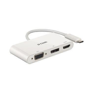 D-Link DUB-V310 notebook dock/port replicator Wired USB 3.2 Gen 1 Type-C White