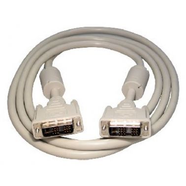 Cables Direct 2m DVI-D m/m DVI cable Beige