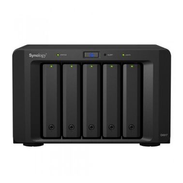 Synology DX517 disk array 70 TB Desktop Black