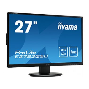 iiyama ProLite E2783QSU-B1 computer monitor 68.6 cm (27") 2560 x 1440 pixels Wide Quad HD LED Flat Black