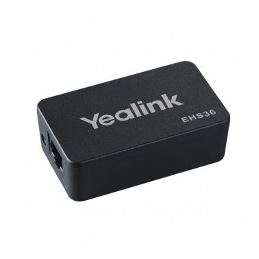 Yealink EHS36 cable interface/gender adapter RJ12, RJ9 RJ45, 3.5mm Black