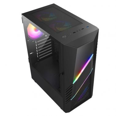 VIDA EOS-BLK computer case Tower Black