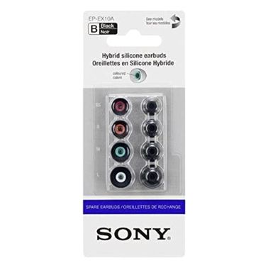 Sony EP-EX10A headphone pillow Black 4 pc(s)