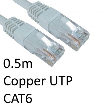 LinITX Pro Series CAT6 RJ45 UTP Ethernet Patch Cable 0.5m White