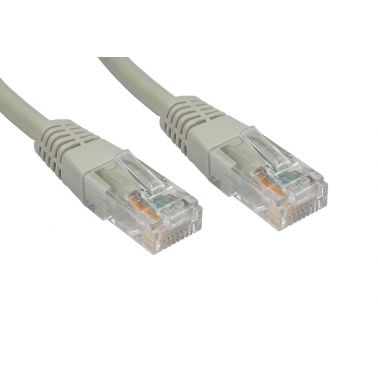 TARGET RJ45 (M) to RJ45 (M) CAT6 2m Grey OEM Moulded Boot Copper UTP Network Cable