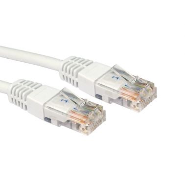 TARGET RJ45 (M) to RJ45 (M) CAT6 2m White OEM Moulded Boot Copper UTP Network Cable