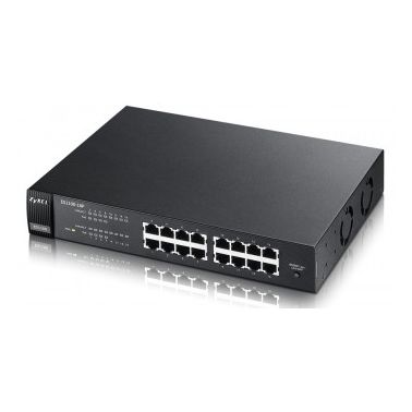 Zyxel ES1100-16P Unmanaged L2 Fast Ethernet (10/100) Black Power over Ethernet (PoE)