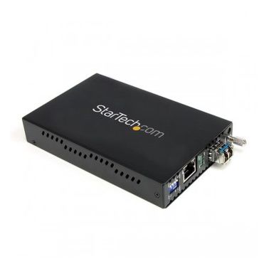 StarTech.com 1000 Mbps Gigabit Single Mode Fiber Media Converter LC 40 km