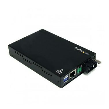 StarTech.com 10/100 Mbps Single Mode Fiber Media Converter SC 30 km